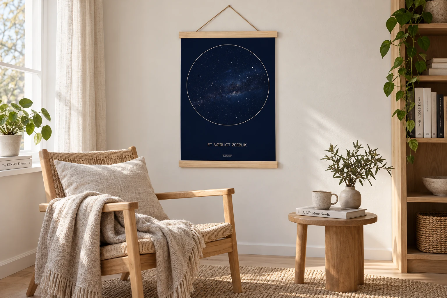Stjernekort plakatshop — supplerende visning